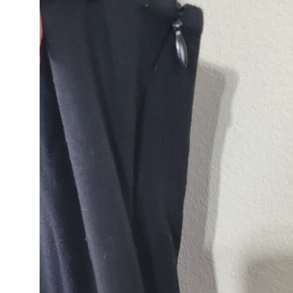 Anthropologie Tabitha Womens Size 4 Mini Dress Sleek Modern Goth Whitchy Dress - Picture 4 of 7